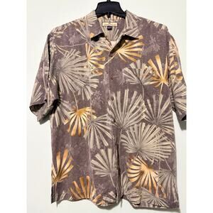 Tommy Bahama Silk Hawaiian Print Large Shirt